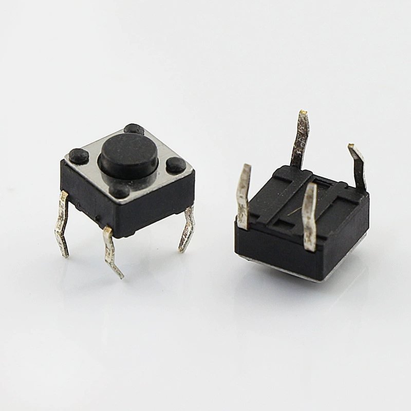 6x6x4.3四脚插件轻触开关
